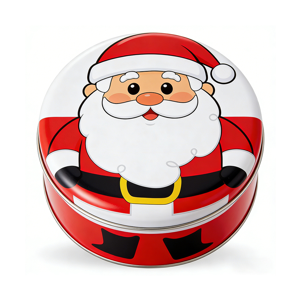 Christmas Round Tin Box Collection | Festive Storage & Gift Ideas