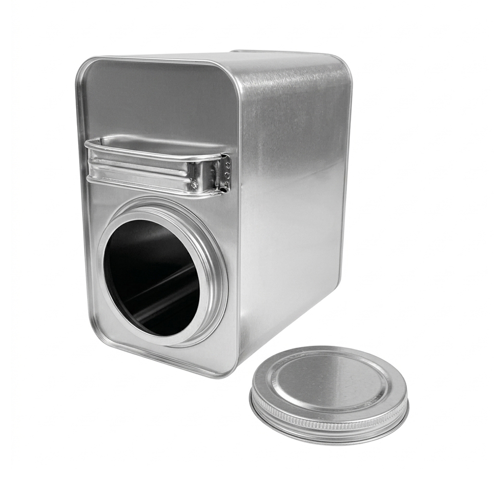 Wholesale F-Style Metal Cans | 1 Quart to 1 Gallon Rectangular Tins