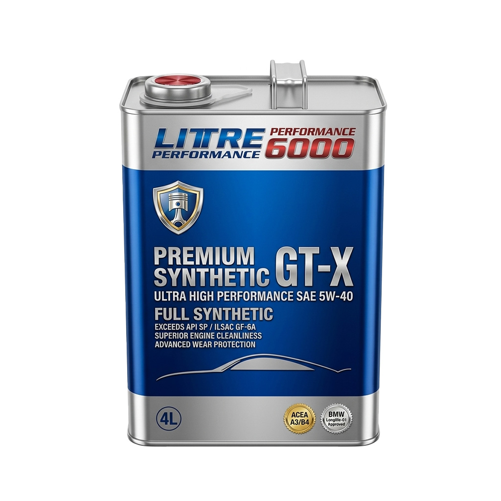 4L F-Style Motor Oil Tin Can | Stackable Metal Oil Container with Handle – LAMPTOP