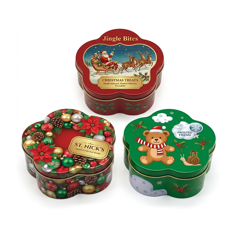 Wholesale Flower-Shaped Candy Tin Boxes | Custom Floral Gift Tins | LAMPTOP