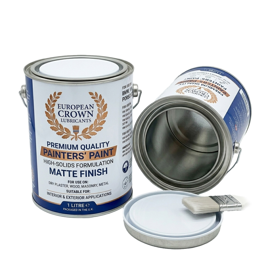 1L Round Paint & Chemical Tin Pail | Metal Container for Paint & Solvent – LAMPTOP