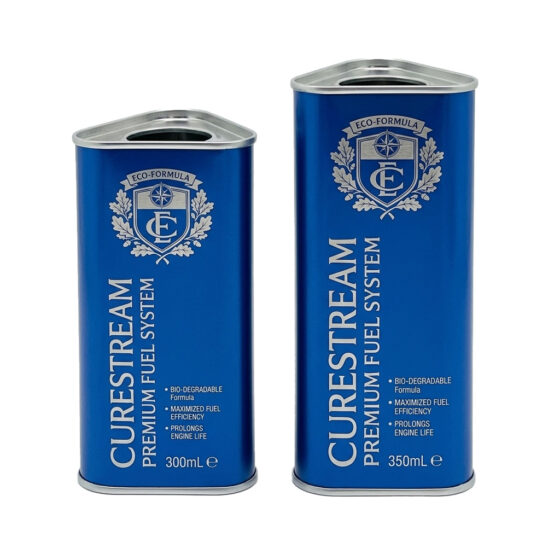 300mL triangular tin can for cleaning agent and degreaser - unique triangle shape metal container with screw cap from LAMPTOP 300mL triangular tin can for cleaning agent and degreaser - unique triangle shape metal container with screw cap from LAMPTOP