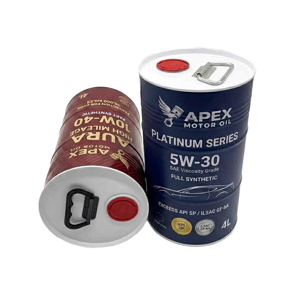 Wholesale 4L Round Oil Can | Leak-Proof Metal Pail – LAMPTOP