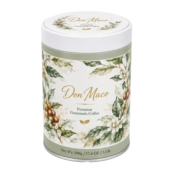 Airtight 500g coffee tin can round metal container with lid Airtight 500g coffee tin can round metal container with lid