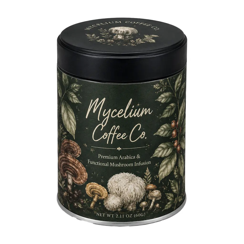 Custom Airtight Round Coffee Tin Can with Lid